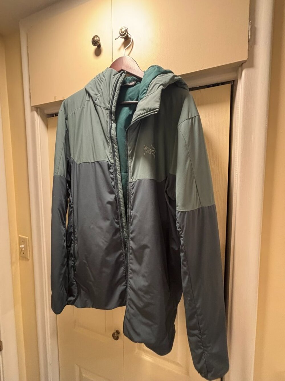 Arc’teryx Sabre Insulated Midlayer Zip-Up Hooded Jacket Size Large